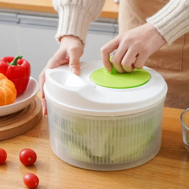 Multifunctional Household Manual Vegetable Dehydrator - Salad Spinner with Fruit, Lettuce Drain Basket | Home Kitchen Gadgets from PriceLows™