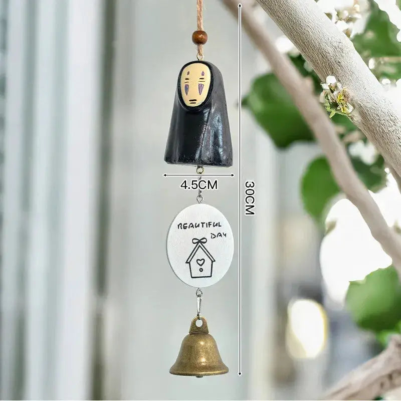 Resin Wind Chime Ornaments Totoro Wind Chime DIY Craft Gifts for Home Garden Decor from PriceLows™