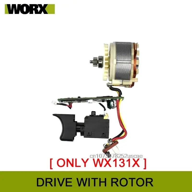 Orginal new Switch Driver motor reducer casing toothed wheel shell chuck parts for WORX WU131X Electric screwdriver from PriceLows™