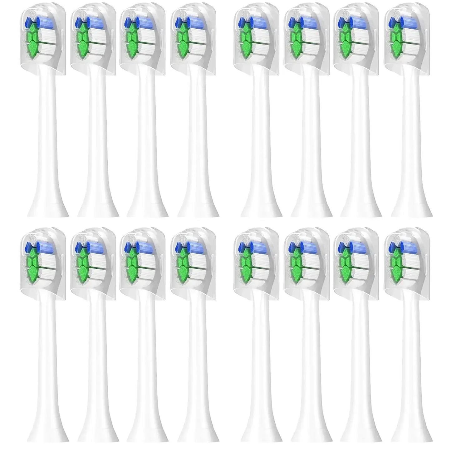 4/8/12/16 Pcs Replacement Toothbrush Heads Compatible with Philips Sonicare Electric Toothbrush Refills for 1100 2100 4100 5100 from PriceLows™