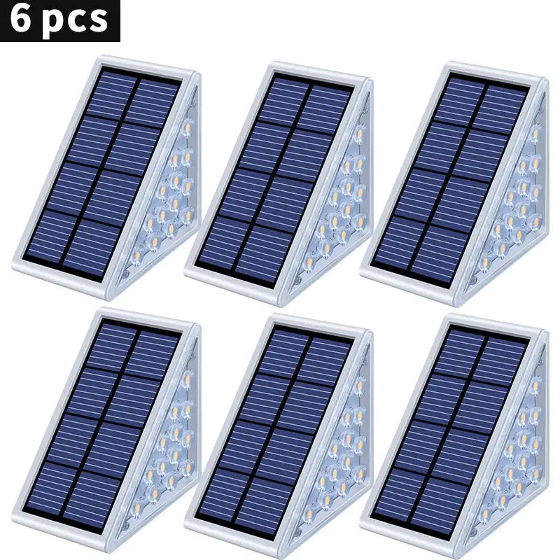 LED Step Lamp Stair Light Outdoor IP67 Waterproof Solar Light With Lens Anti-theft Design Decor Lighting For Garden Deck Path from PriceLows™
