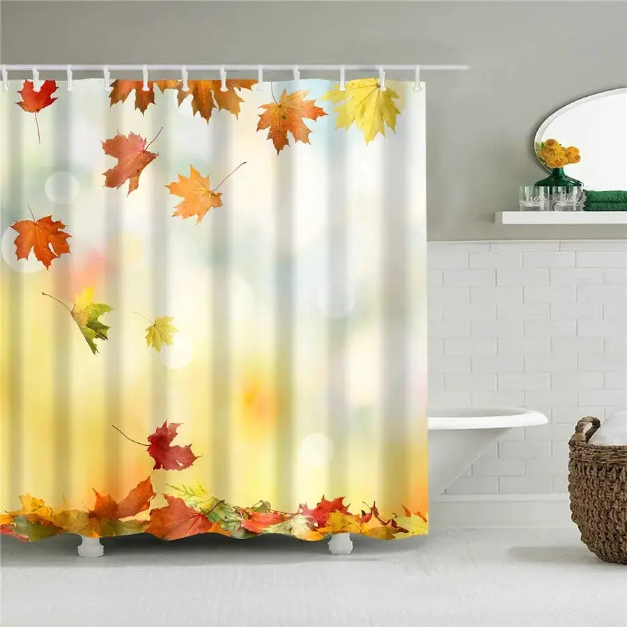 3D Flower Plum Blossom Lotus Lavender Rose Shower Curtains Bathroom Curtain Frabic Waterproof Polyester Bath Curtain with Hooks from PriceLows™