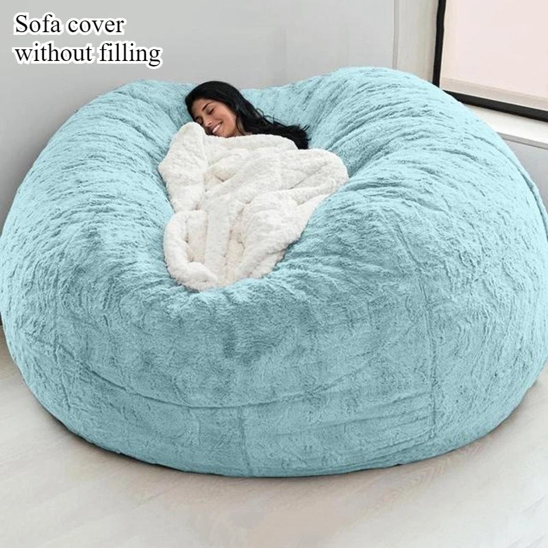 Bean Bag Cover | Arctic Velvet Fabric | Removable And Washable | Single