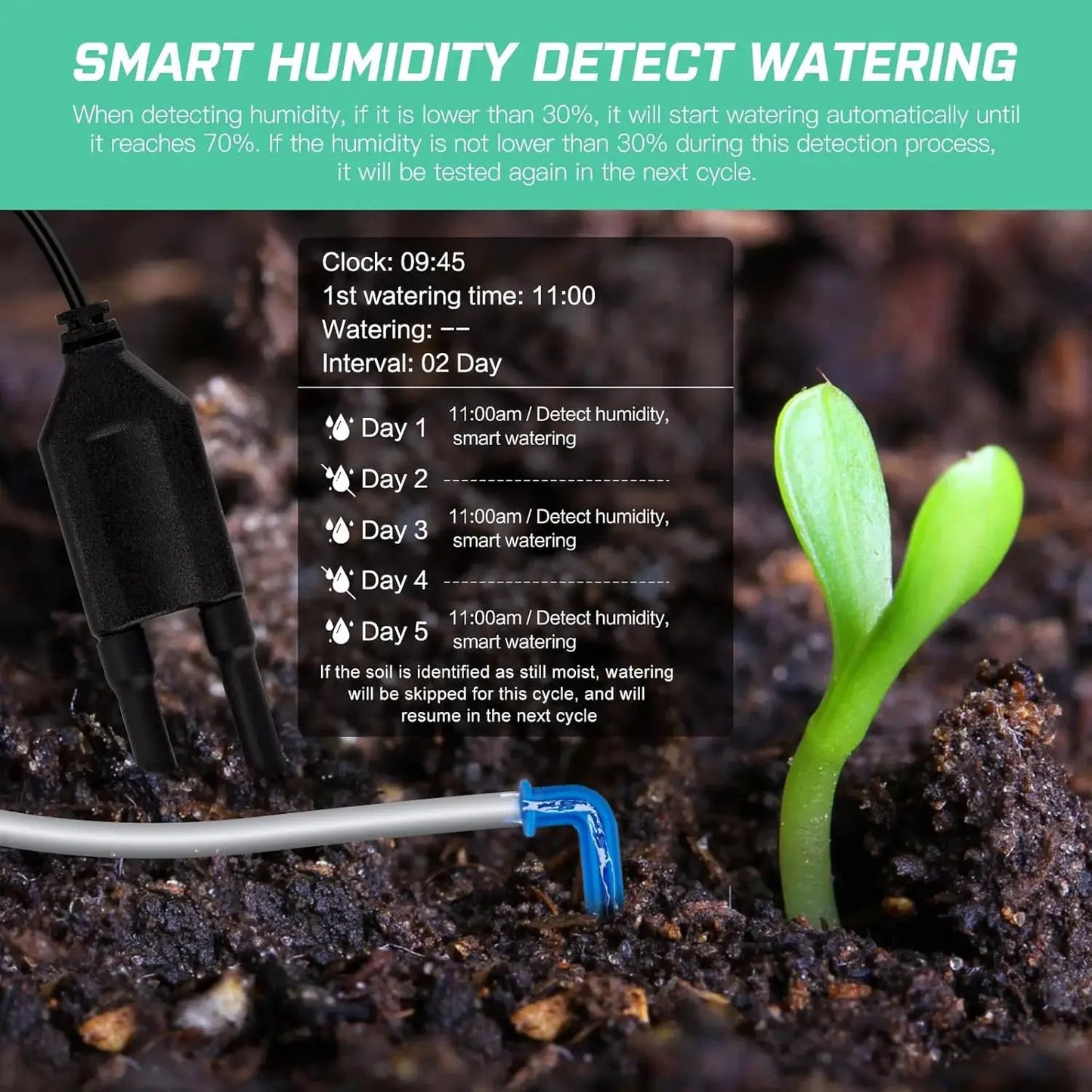 Automatic Plant Waterer Indoor Self Watering System for 15 Potted Plants, Auto Drip Irrigation Kit Programmable Water Timer with from PriceLows™