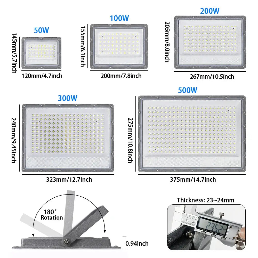 COB Flood Light | 50 Watt Output | Waterproof IP65 Rating