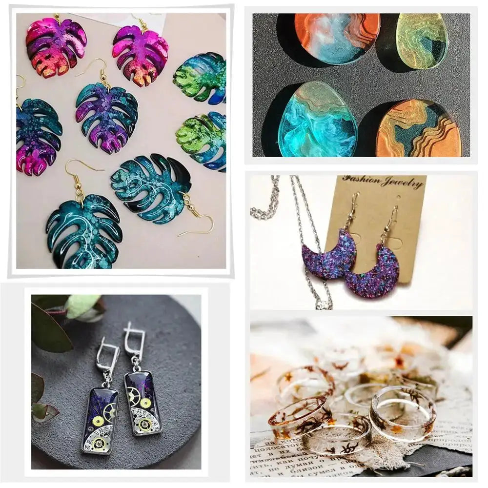 Silicone Resin Jewelry Molds | Mixed Styles | UV Casting Tools | DIY Craft Set