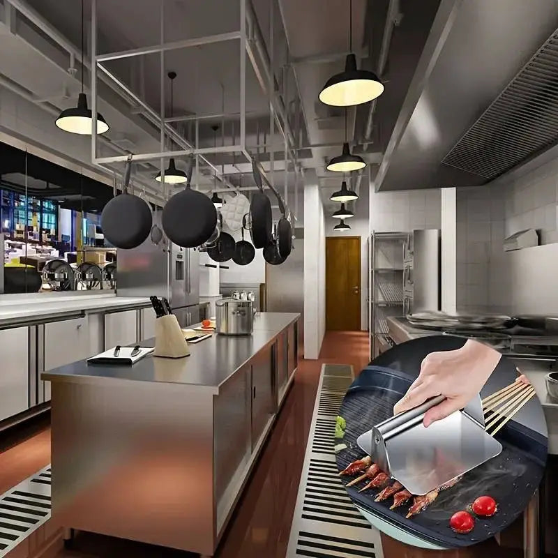 Smash Burger Press | Stainless Steel | Nonstick Surface | Heavy Duty