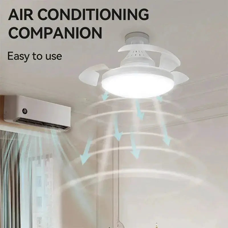Ceiling Fan Light | Remote Control | E27 Socket | Dimmable LED