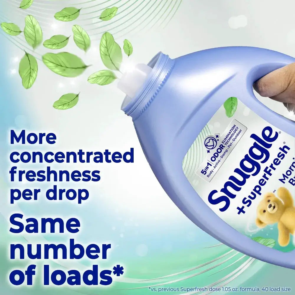 Liquid Fabric Softener | Odor Eliminating | 40 Loads | Super Fresh