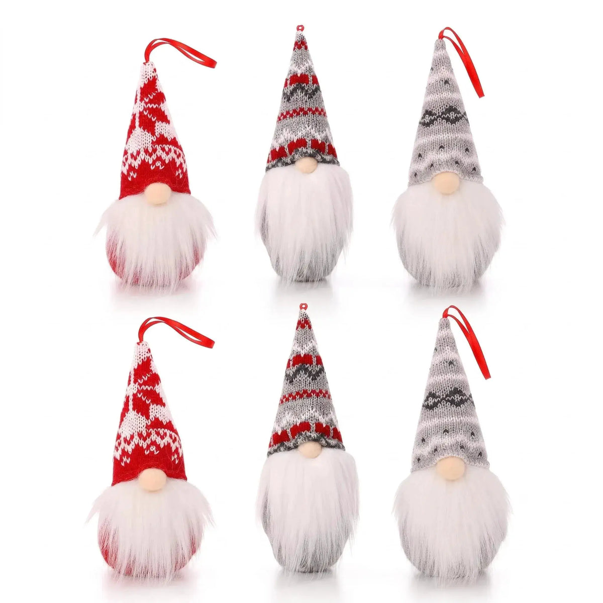 Christmas Gnome Dolls | Holiday Set | Tree Ornament | Festive Decor