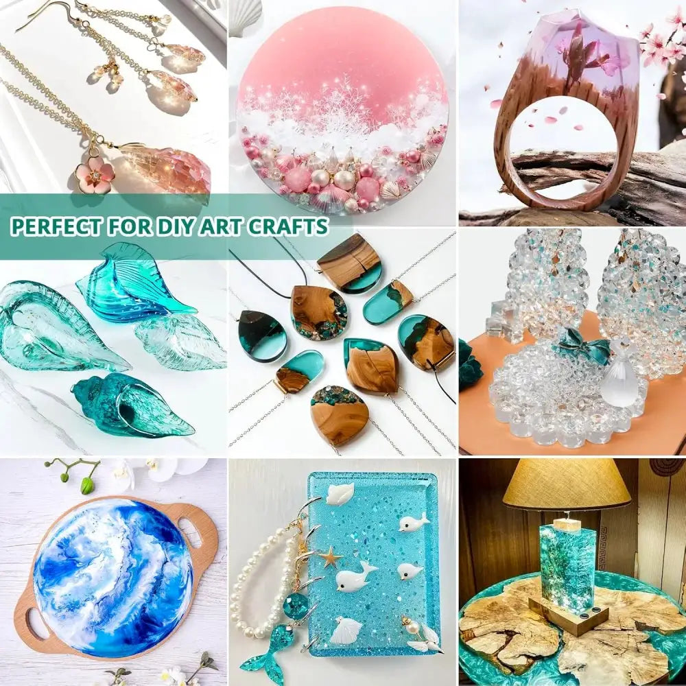Clear Epoxy Resin Kit | Bubble-Free Casting | For Molds And Specimens