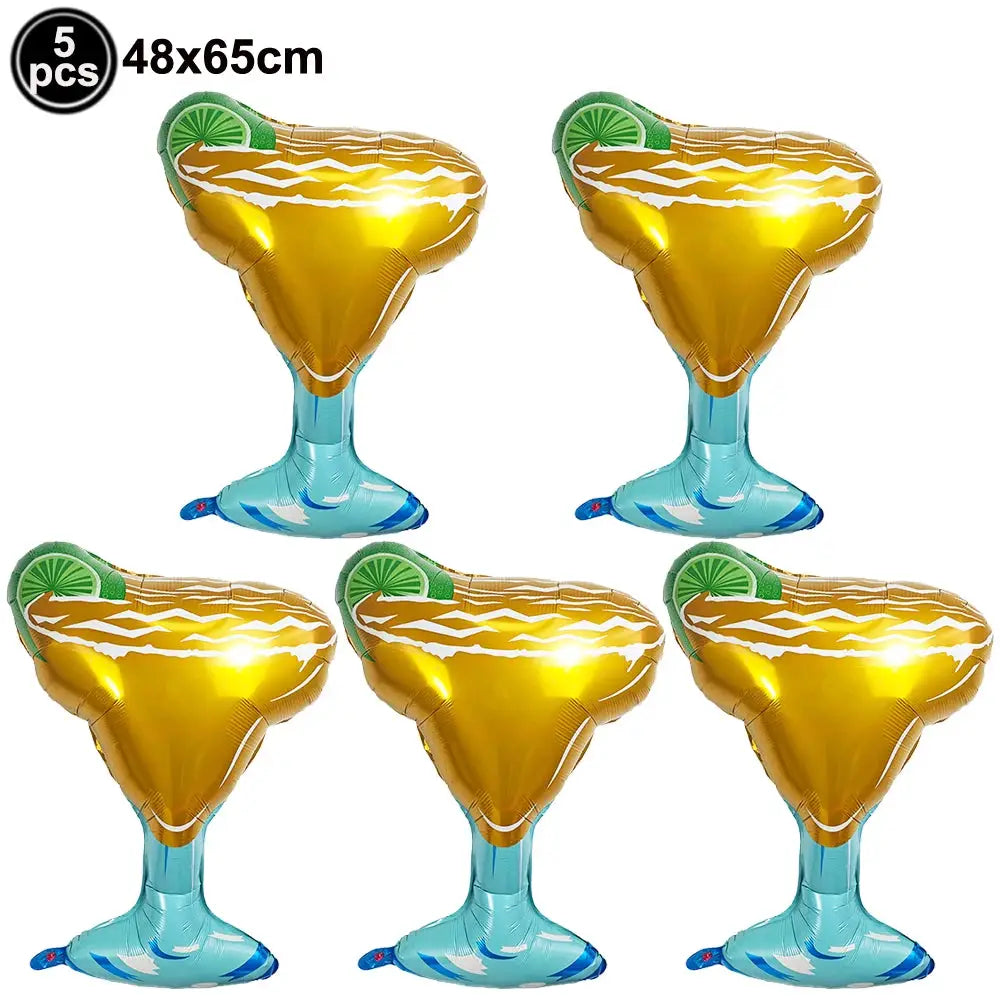 Surf Beach Party Tableware | Paper Plates Napkins Cups | Tattoos And Snack Tray