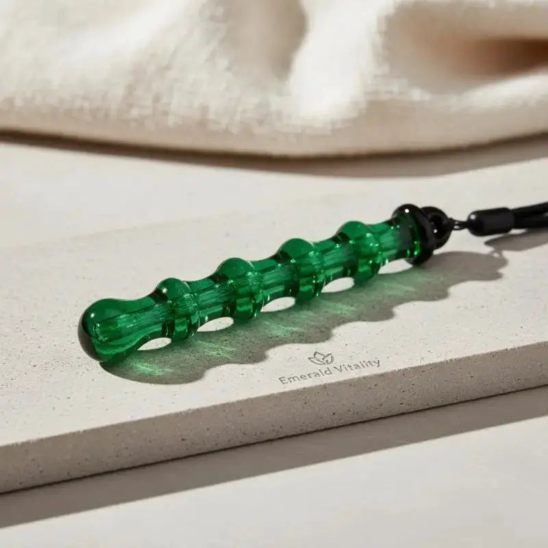 Man Massage Stick | Smooth Design | Green Transparent | 1 Piece