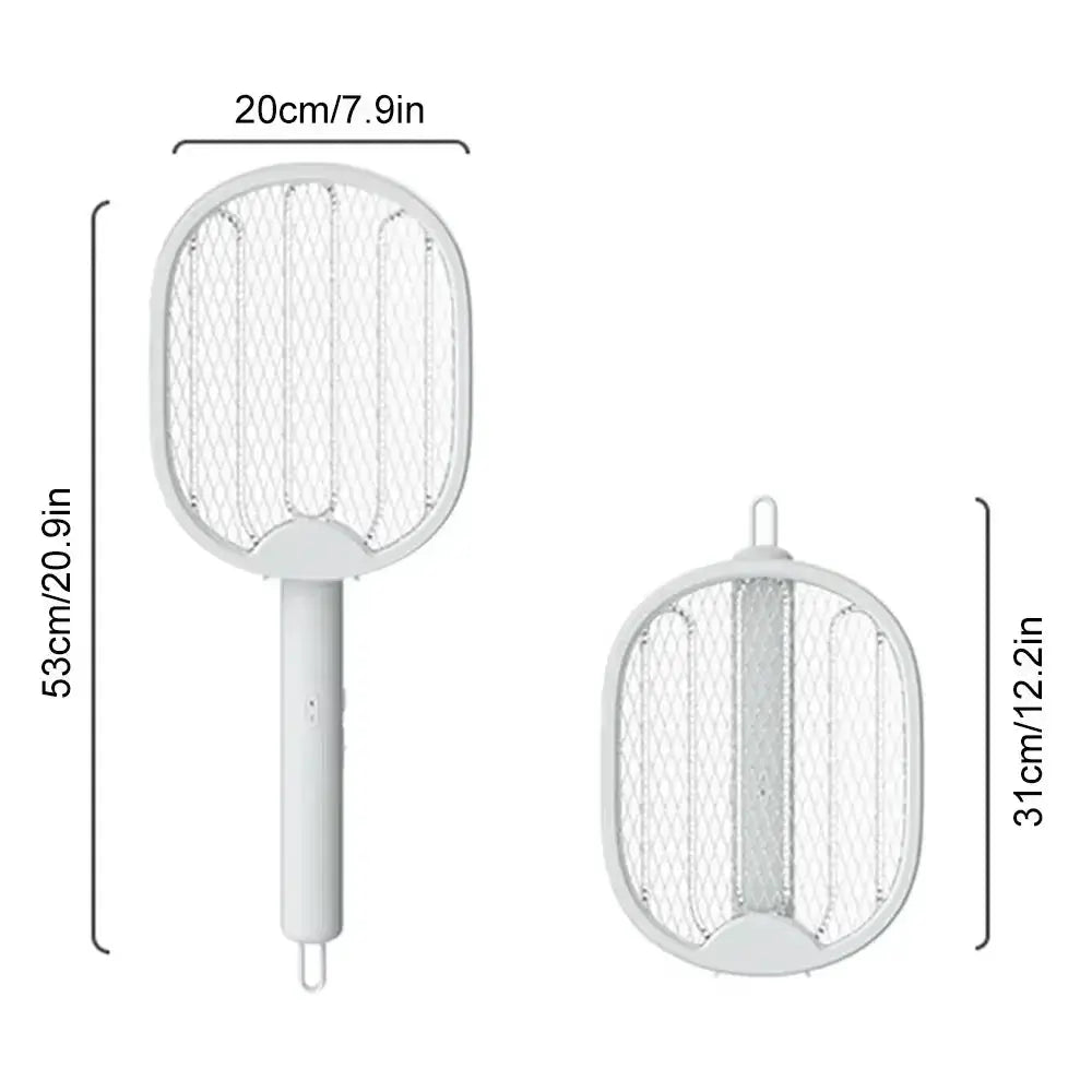 Foldable Electric Mosquito Swatter Mosquito Killer with UV Light USB Rechargeable Electric Bug Zapper Fly Bat Insect Swatter from PriceLows™