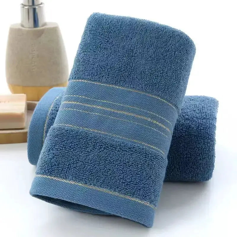 All-cotton Class A Thickened Absorbent Jacquard Polyester-cotton Skin-friendly Face Towel Bath Pure Cotton Towel Adult Towel from PriceLows™