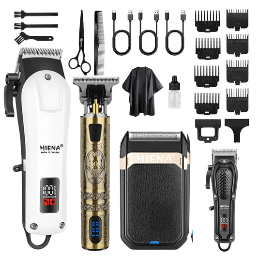 Hair Clipper | Cordless | Stainless Steel Blades | Professional Trimmer Kit