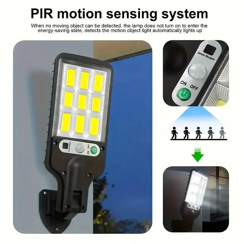 4 pc Solar Outdoor LED Wall Light with Human Body Waterproof Induction for Garden Terrace Garage Courtyard and Street Lighting from PriceLows™