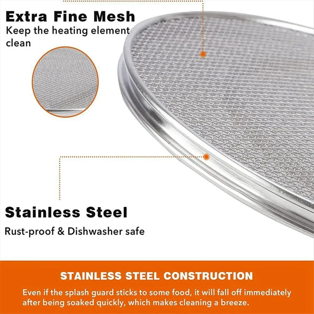 Ninja Foodi Splatter Shield | For FG551 | Dishwasher Safe | 2 Pack