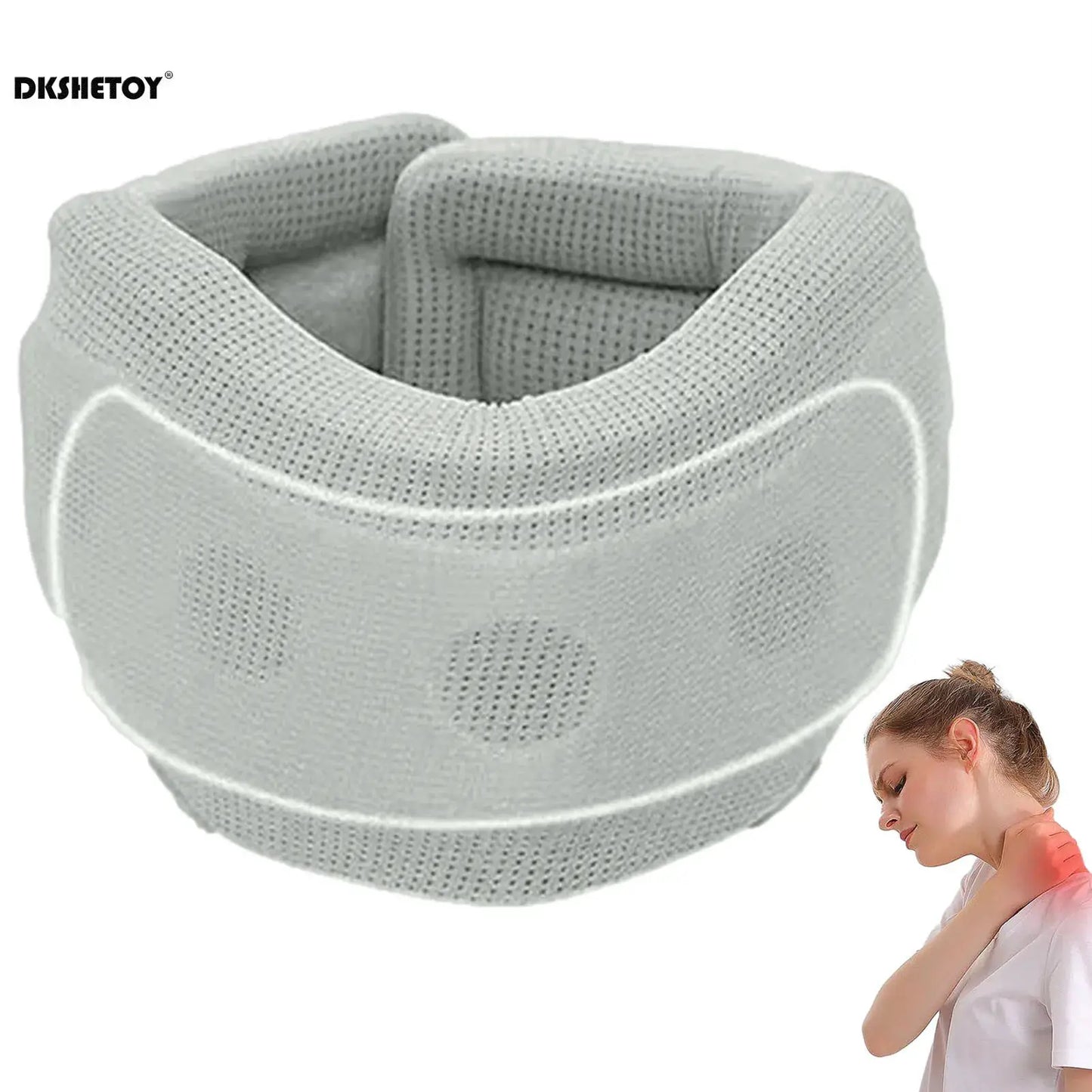 Neck Support Brace | Memory Foam | Cervical Collar | Retractor Design