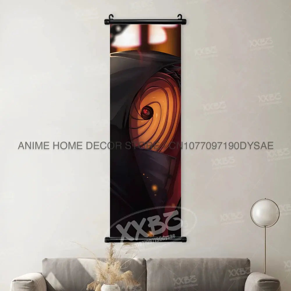Uzumaki Naruto Posters Sasuke Home Decor Uchiha Madara Hanging Painting Might Guy Scrolls Picture Gaara Wall Art Killer B Mural from PriceLows™