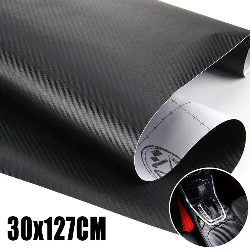 30x127cm Car 3D Carbon Fiber Roll Film Stickers DIY Vinyl Film Auto Interior Styling Carbon Fiber Decorative Decals from PriceLows™