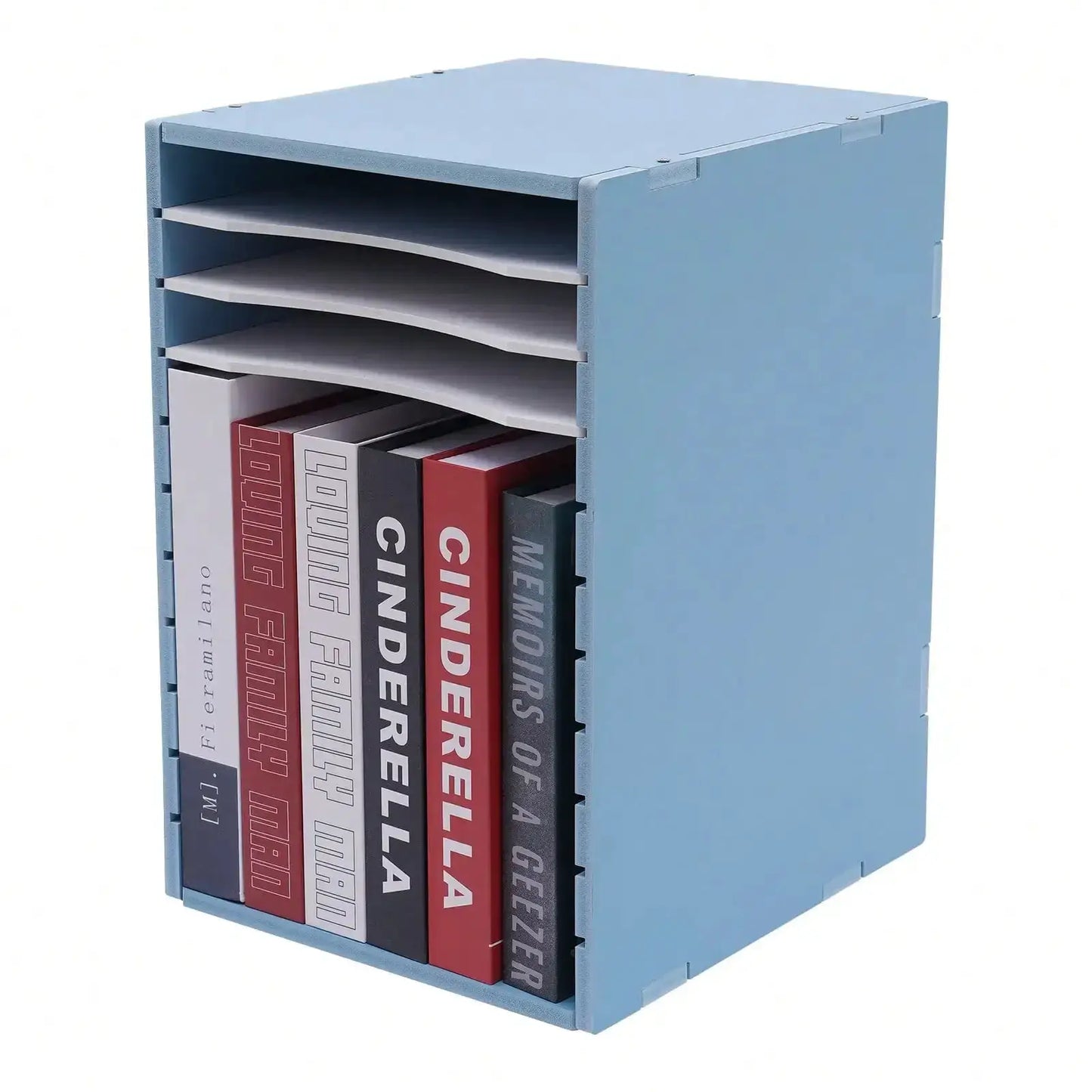 Desktop File Sorter | 11 Slots Vertical | Stackable Paper Organizer