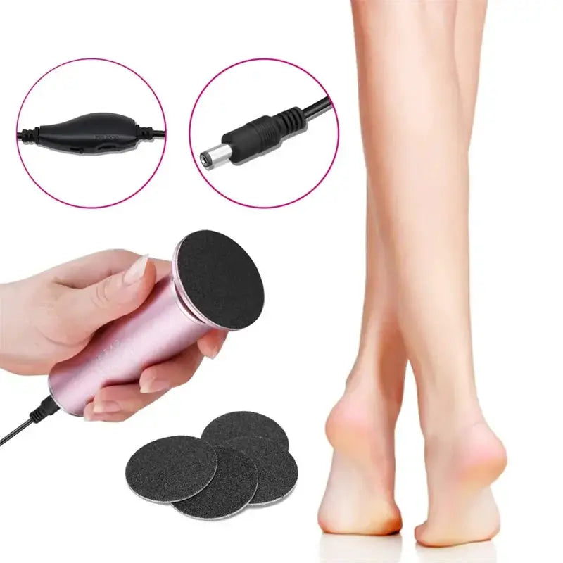 Electric Foot Callus Remove Pedicure Grinder Foot Care Tool Remove Dry Hard Dead Skin Exfoliating Nail & foot care from PriceLows™