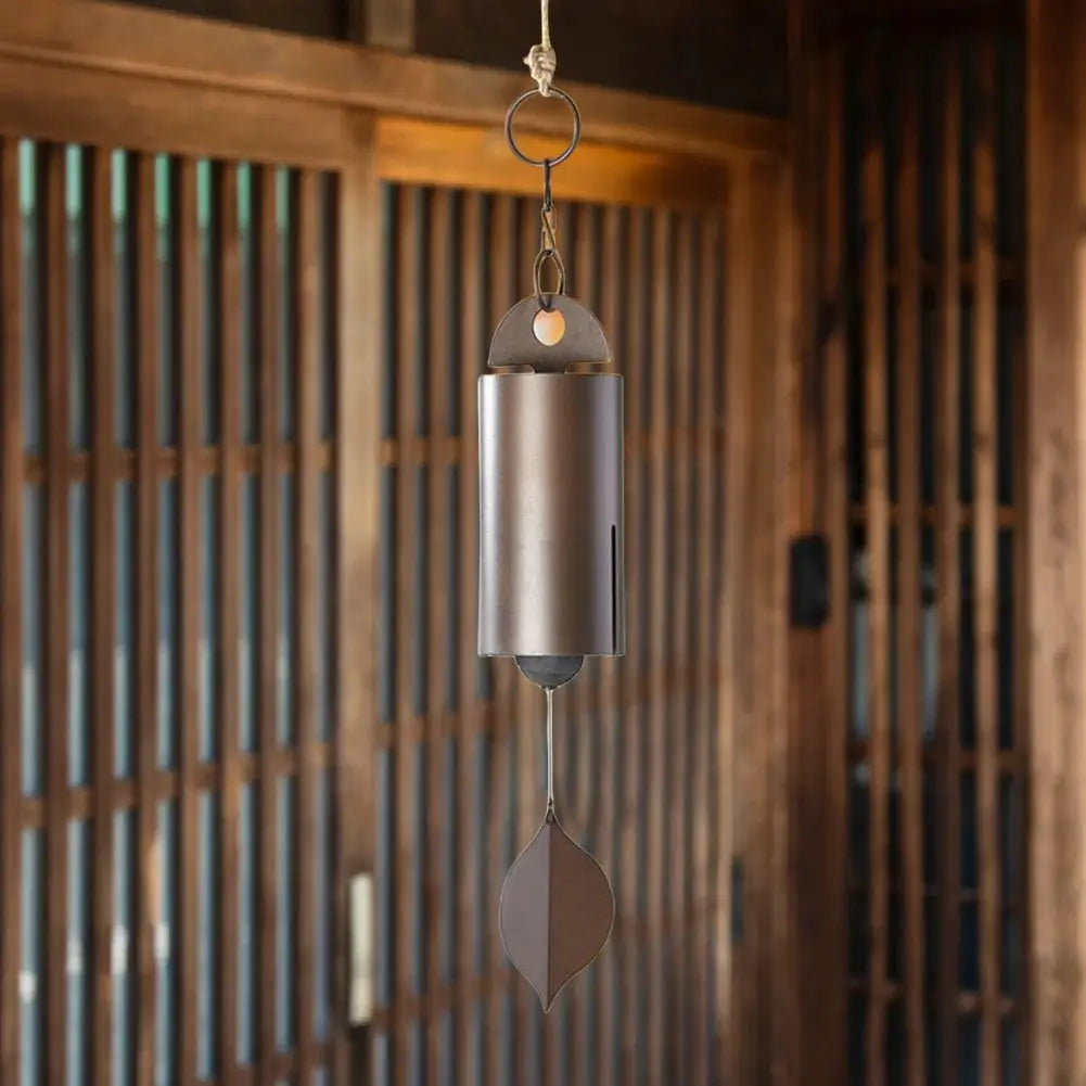 Copper Windchimes Retro Style Serenity Bell Wind Chimes Deep Resonance Metal Deep Tone Cylinder for Outdoor Patio Decor from PriceLows™