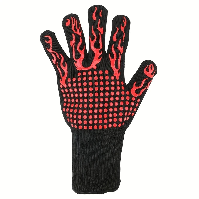 BBQ Gloves | 500C Heat Resistant | Aramid Outer | One Size