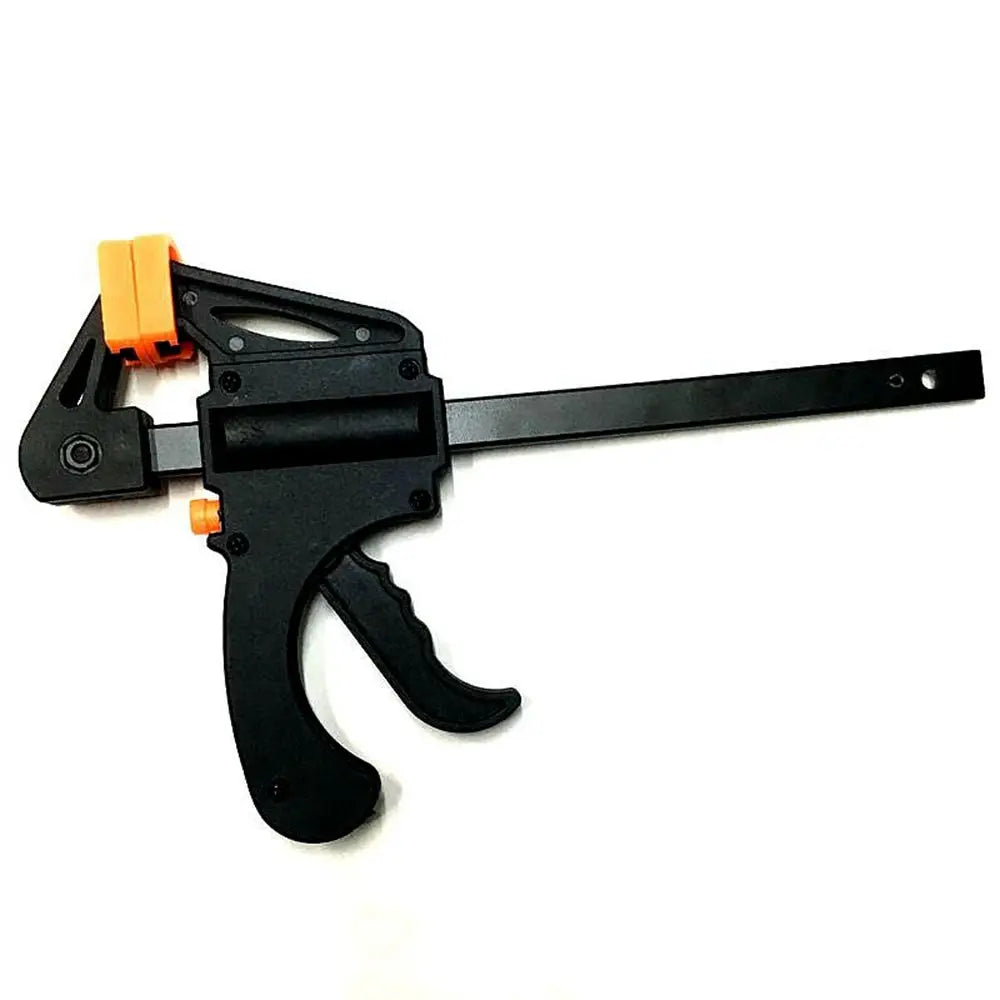 4" Quick Ratchet Release Speed Squeeze Wood Working Clamp Clip Kit Spreader Gadget Tool DIY Handle /Random Color from PriceLows™