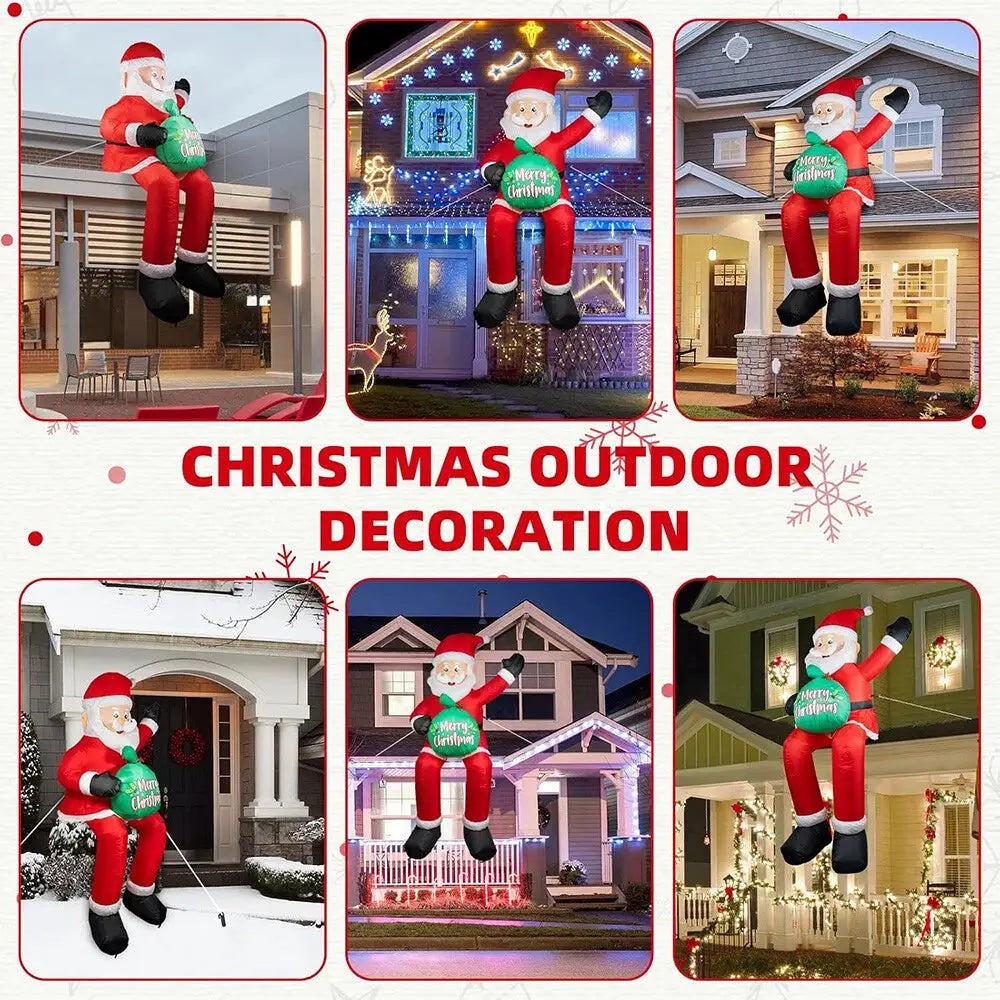 Inflatable Santa Claus | 5.6 Foot LED | Outdoor Christmas Decor