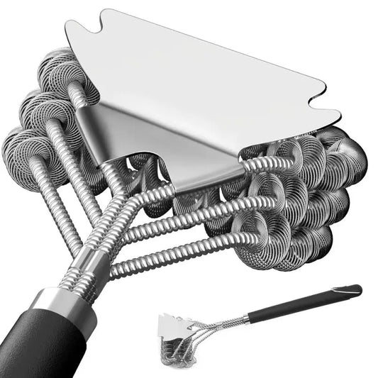 BBQ Grill Brush | Bristle Free Stainless Steel | Outdoor Cleaning | 1 Pack