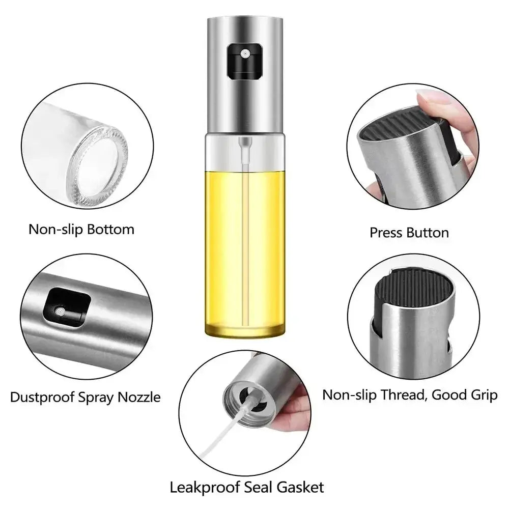 Glass Oil Sprayer | Refillable | Olive Oil Mister | Kitchen