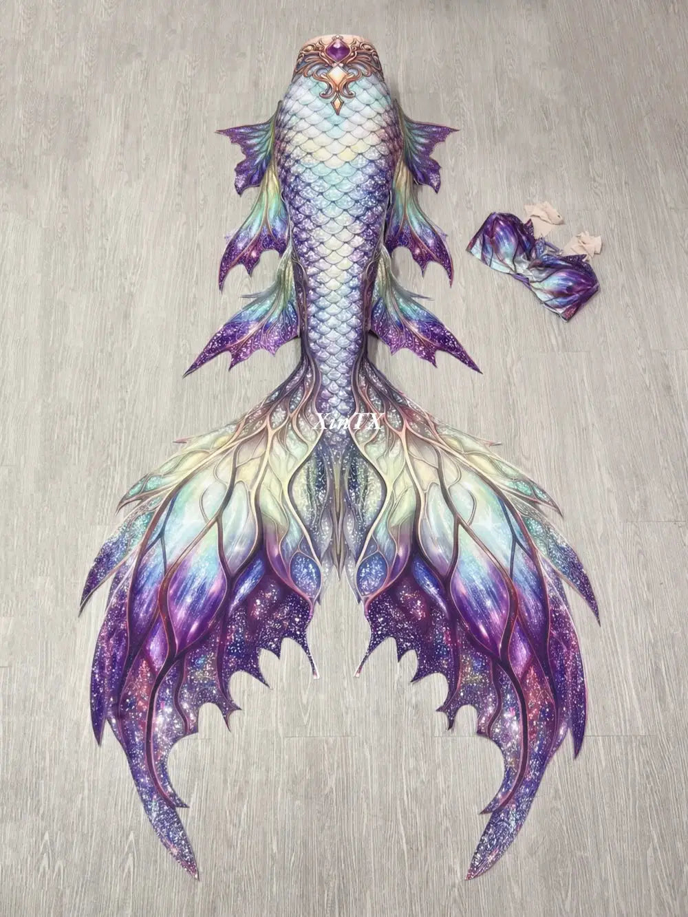 Mermaid Tail | Monofin Optional | Polyester Elastane Fabric | Adult Size
