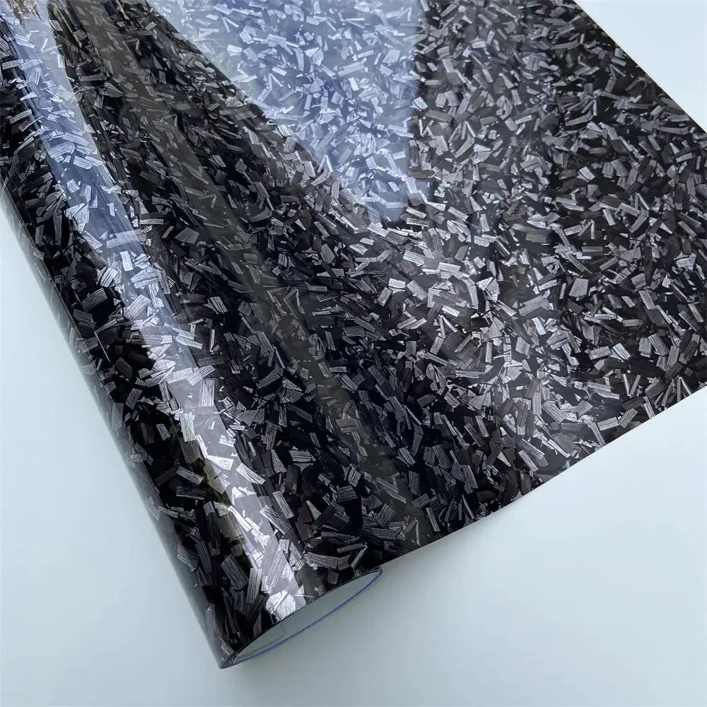 Forged Carbon Fiber Vinyl Wrap Auto Motorcycle Adhesive Vinyl Air Bubble Free Silver Blue Black Forged Carbon Car Wrapping Film from PriceLows™