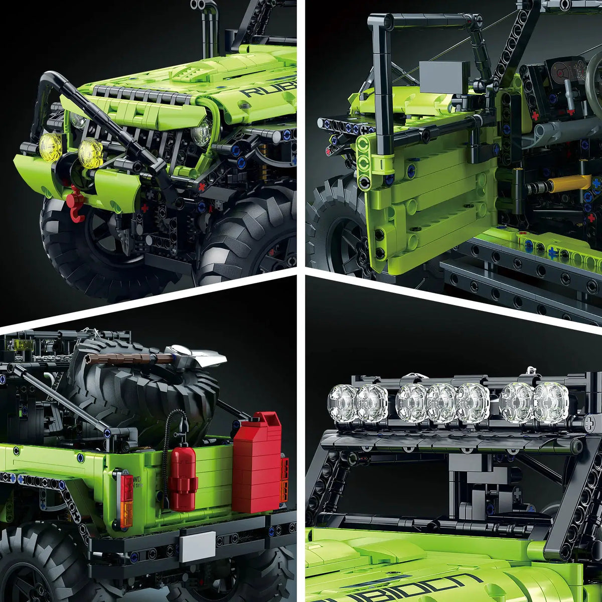 Off Road Truck Brick Set | 1:8 Scale | 2357 Pieces | 4WD Mechanic