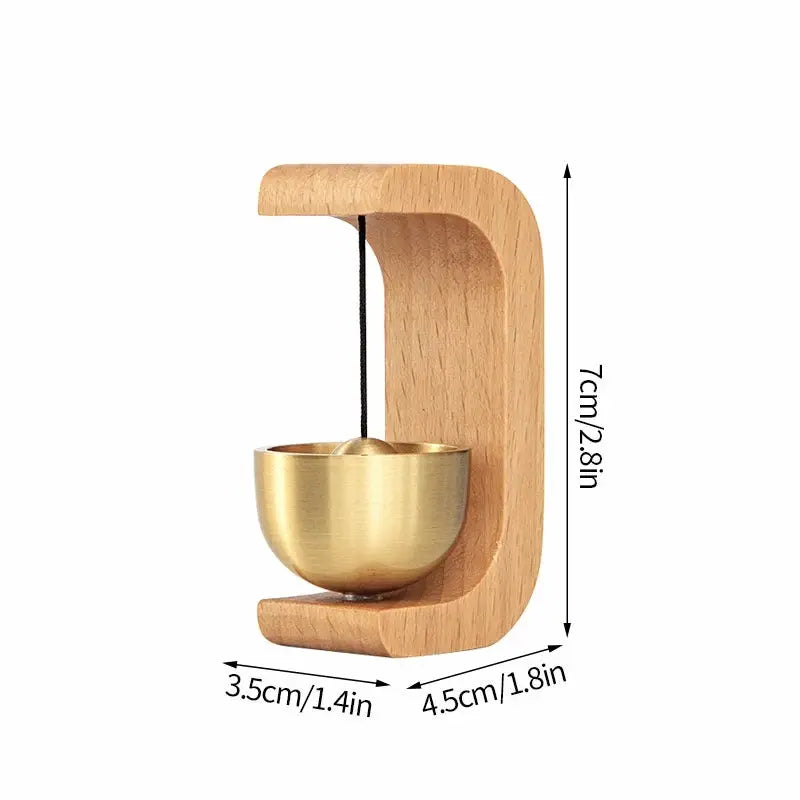 Wooden Door Bell Japanese Wind Chime Door Chime Room Decor Home Front Doorbell Landscape Bell Shopkeeper Remind Bell 풍경 from PriceLows™