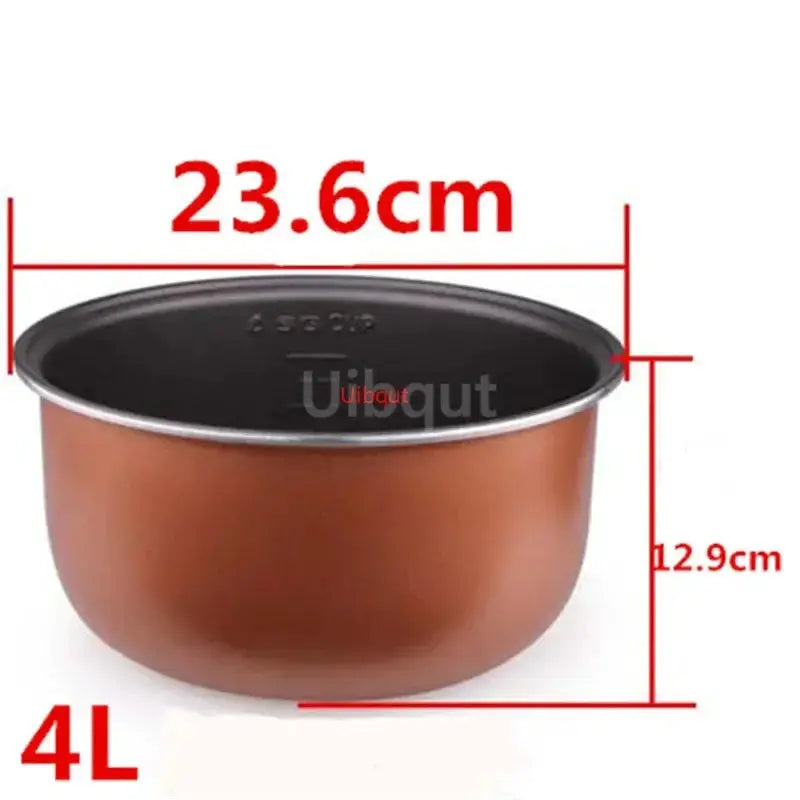 Rice Cooker Inner Pot | 304 Stainless Steel | Nonstick | Universal Fit