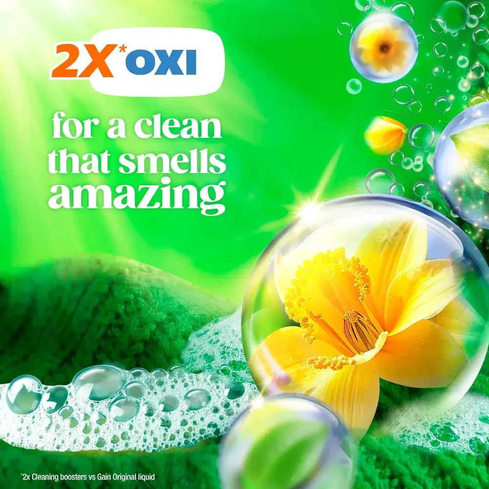 Laundry Detergent Pacs | 4 In 1 Formula | Oxi Boost Odor Removal | Fresh Scent