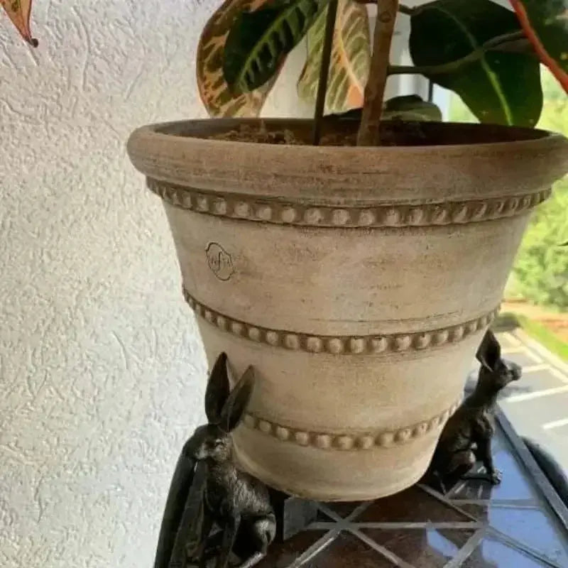 3Pcs Flower Pot Feet Stand Animal Shape Cat Dog Rabbit Plant Pots Risers Pad Outdoor Garden Resin Pot Foot Plant Bonsai Holders from PriceLows™