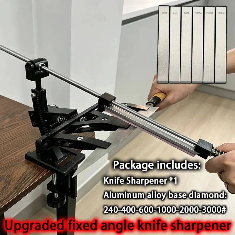 Knife Sharpener | Fixed-Angle | Precise Adjustment | One Size