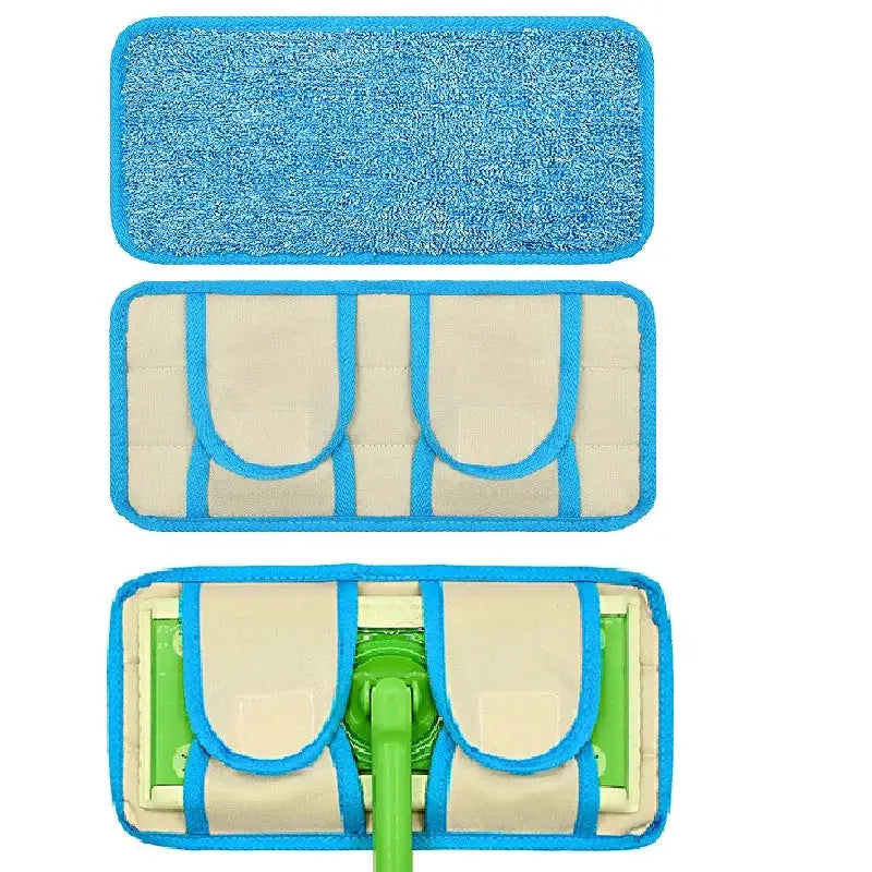 1/2PCS Mop Pad for Swiffer Sweeper Microfiber Floor Washable Reusable Mop Cloths Wet and Dry Flip Mop Cleaning Tools from PriceLows™