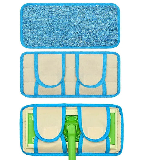 1/2PCS Mop Pad for Swiffer Sweeper Microfiber Floor Washable Reusable Mop Cloths Wet and Dry Flip Mop Cleaning Tools from PriceLows™