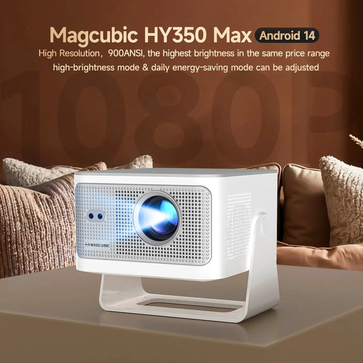 Portable Projector | Auto Focus | 900 ANSI Lumens | Android 14