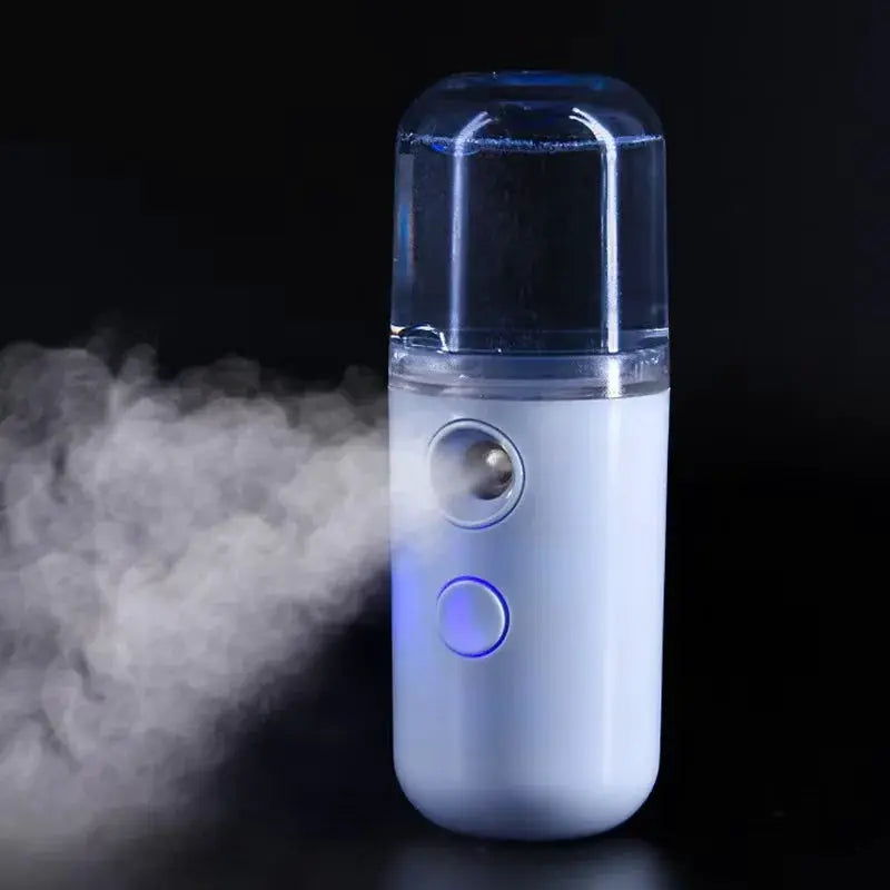 Rechargeable Nano Mist Sprayer | Portable Facial Steamer | USB Powered Skin Care