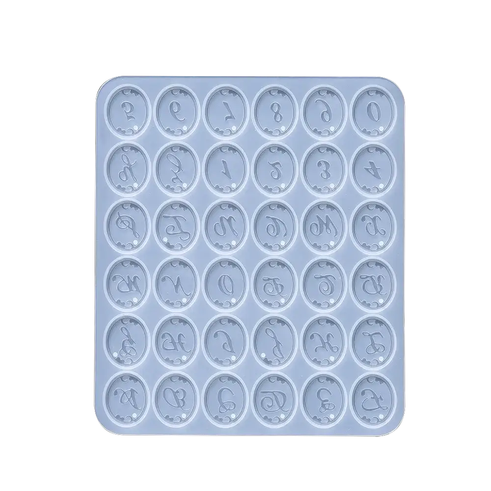 Alphabet Epoxy Resin Silicone Mold | DIY Jewelry Crafts Mould