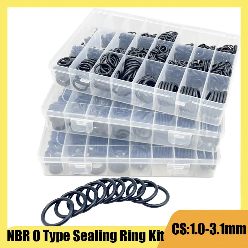 O Ring Oring Rubber Gaskets Seal Ring Nitrile Rubber waterproof High Pressure O-Ring NBR Sealing Elastic Band O Rubber Ring Set from PriceLows™