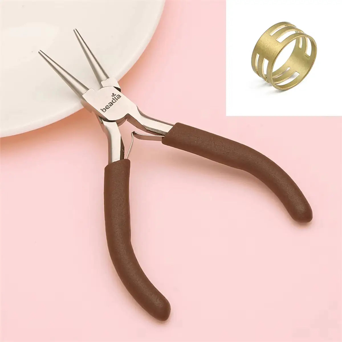Carbon Steel Mini Pliers | Fine Tip Precision | DIY Beading Tool