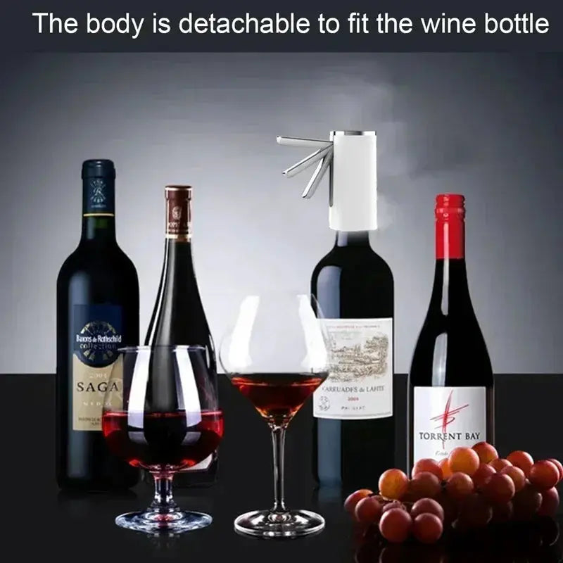 Smart Alcohol Dispenser Electric Wine Separator Quick Aerating Awakening Wine Decanter Dispenser Pump Bar Wine Pourer for Party from PriceLows™