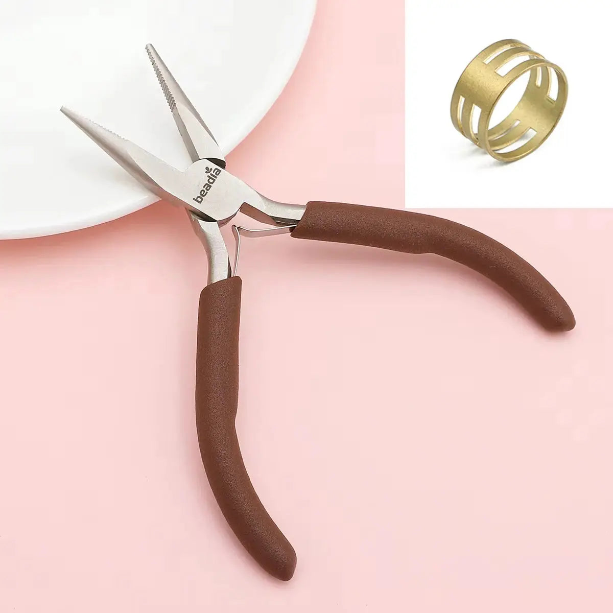 Carbon Steel Mini Pliers | Fine Tip Precision | DIY Beading Tool